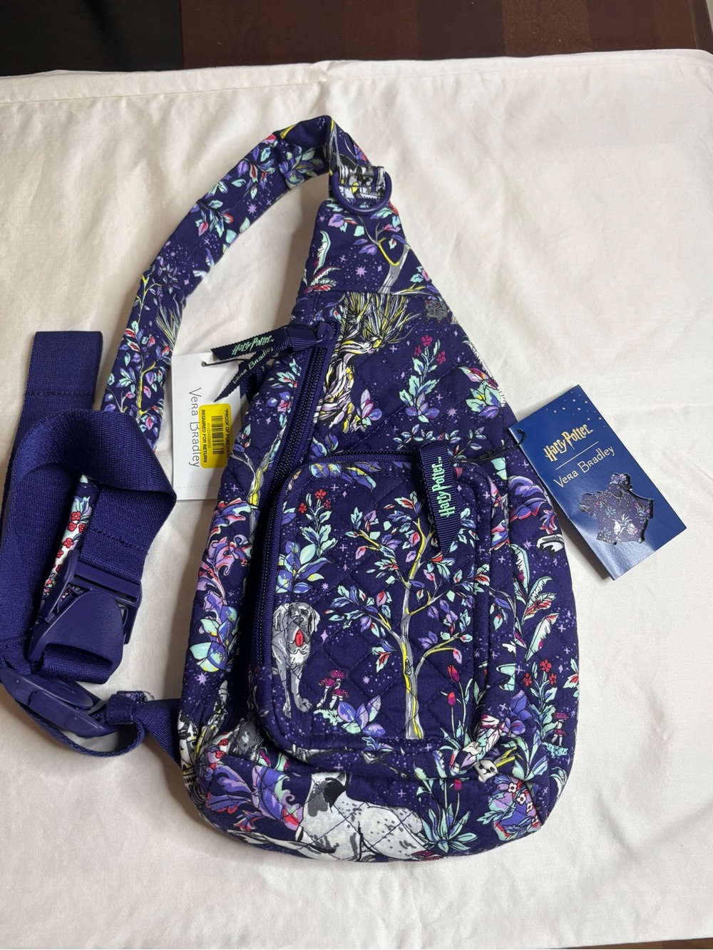 Vera Bradley Harry Potter Sling Backpack Forbidden Forest